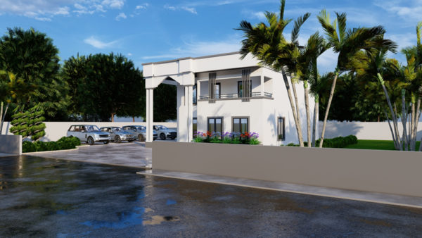 Plan de duplex moderne 5 chambres un salon - Image 4