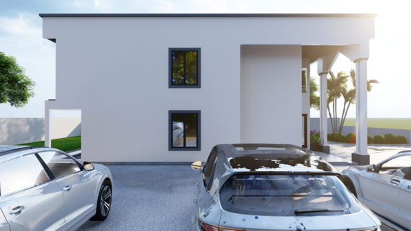 Plan de duplex moderne 5 chambres un salon - Image 5