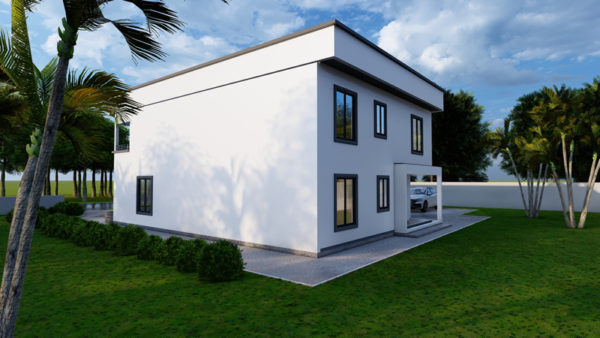 Plan de duplex moderne 5 chambres un salon - Image 6