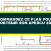 Plan de maison moderne 3 chambres salon avec bureau - Image 9