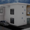 Plan de maison R+1 moderne de 5 chambres salons - Image 3