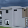 Plan de maison R+1 moderne de 5 chambres salons - Image 8