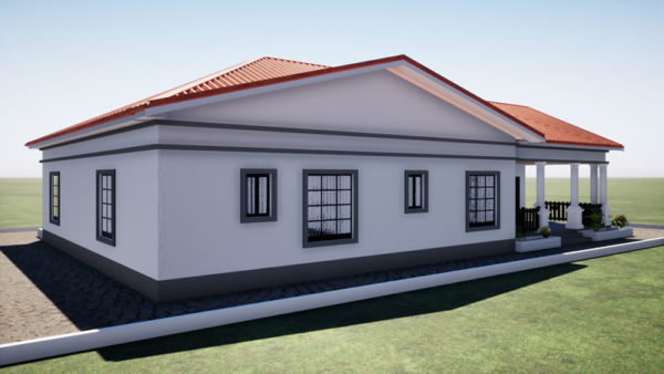 Plan de maison moderne de 4 chambres avec suite parentale - Image 5