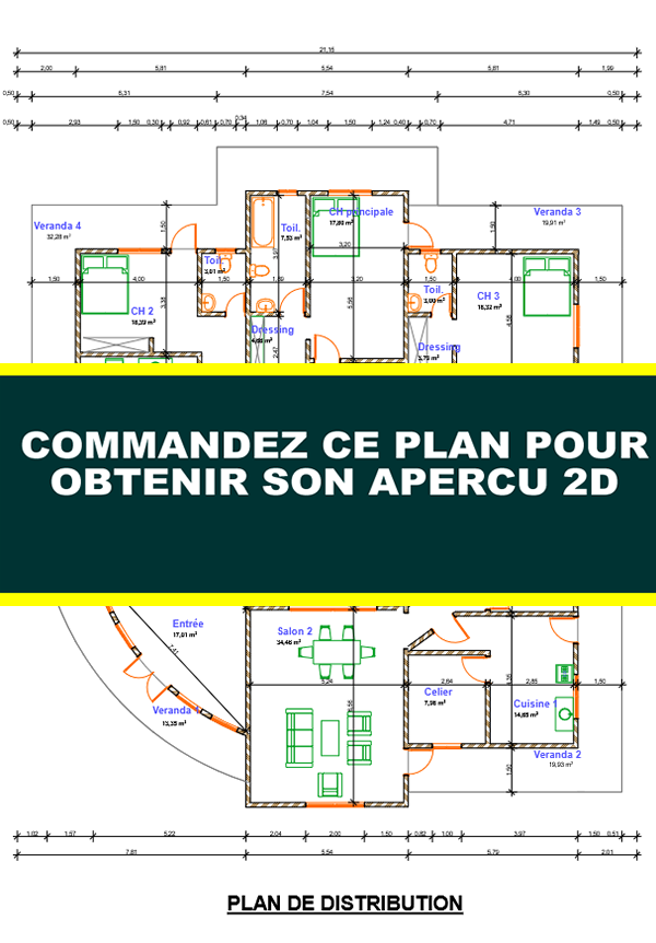 Caractéristique de notre plan de villa 4 chambres moderne en étoile. – Image 8