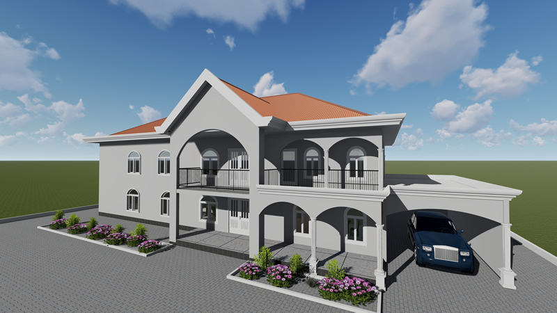 maison R+1 de 9 chambres