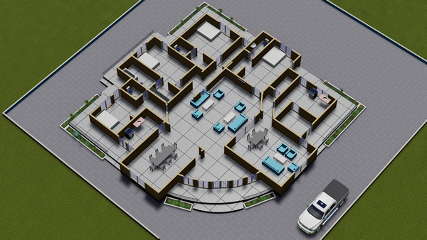 Caractéristique de notre plan de villa 4 chambres moderne en étoile. – Image 7