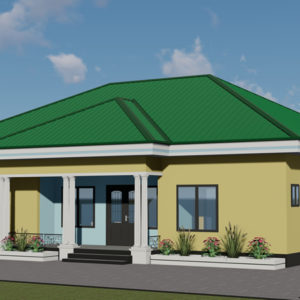 villa plain-pied de 3 chambres modernes avec bar