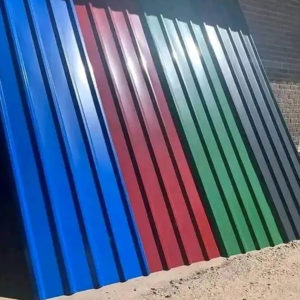 Tôle bac Alu couleur importé 0.50