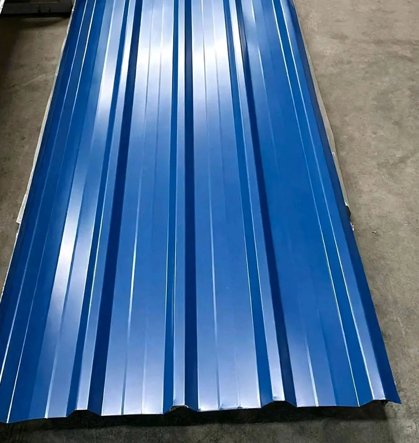 Tole bac alu SOCATRAL 0.6 Bleue